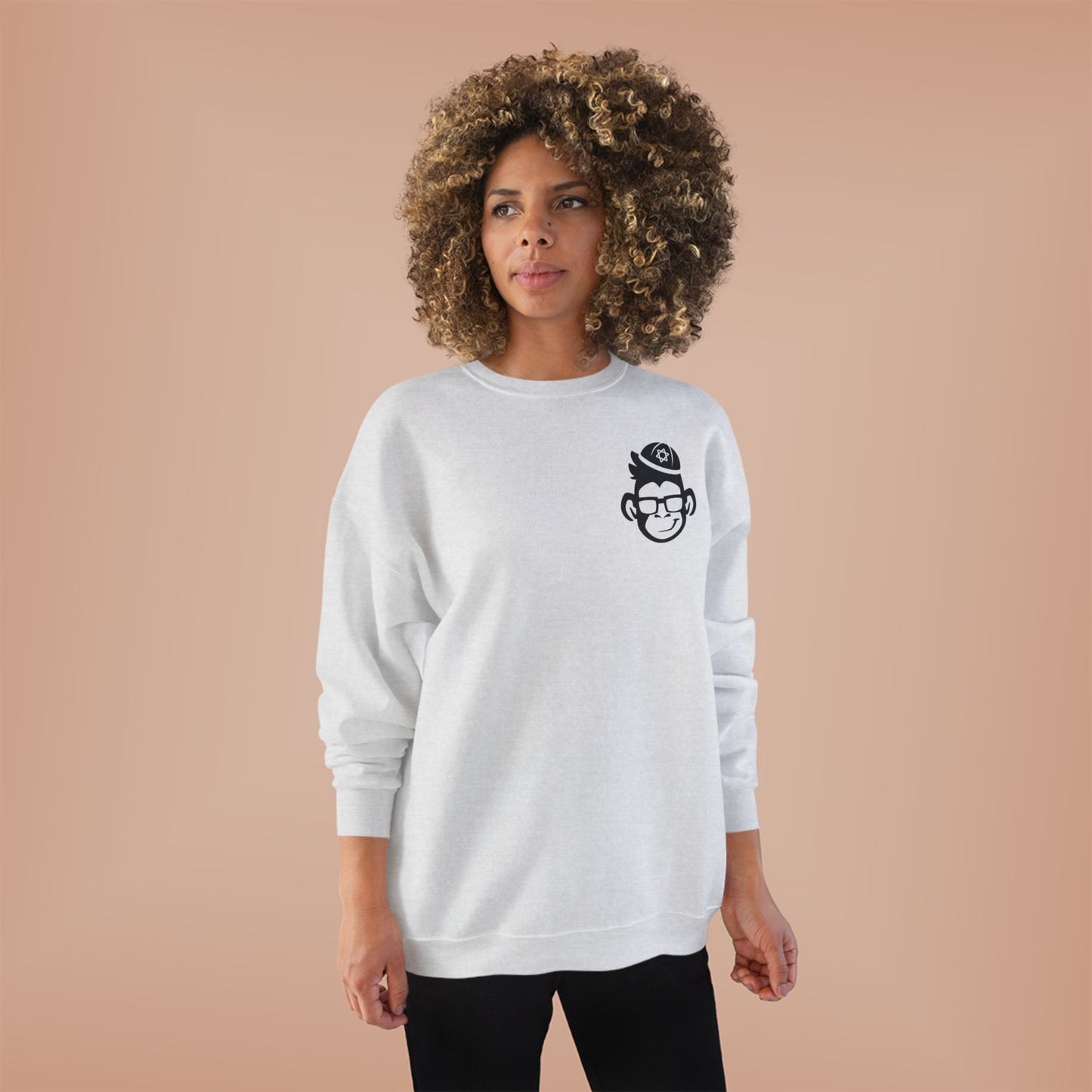 All For Jew Logo Unisex EcoSmart® Crewneck Sweatshirt