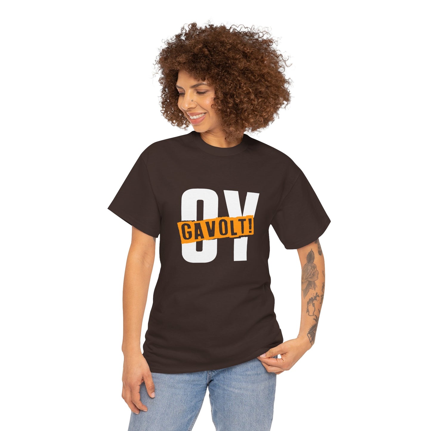 "OY GAVOLT" Unisex Heavy Cotton Tee