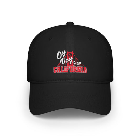 "OY VEY FROM CALIFORNIA" Low Profile Baseball Cap