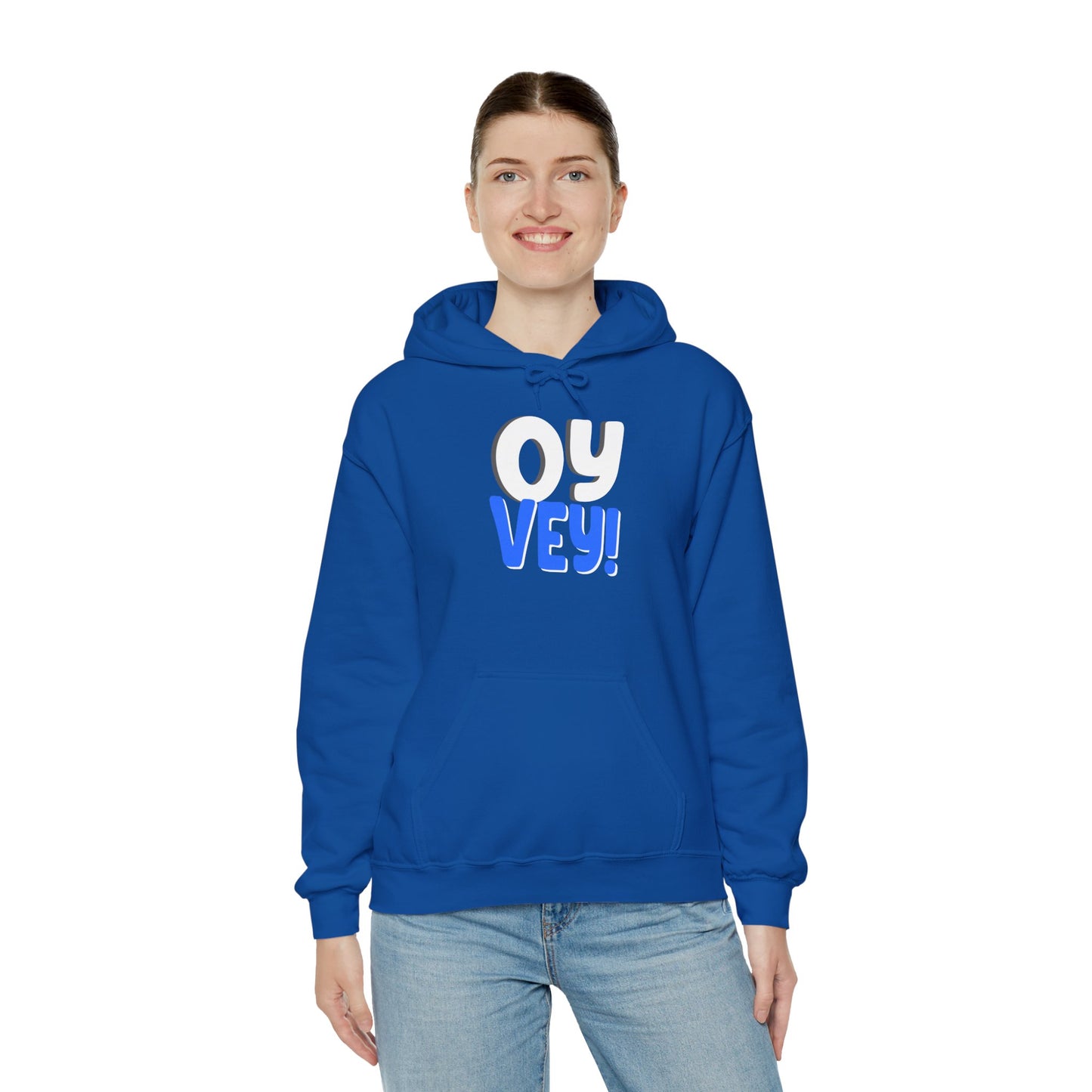 "OY VEY" Unisex Heavy Blend™ Hooded Sweatshirt