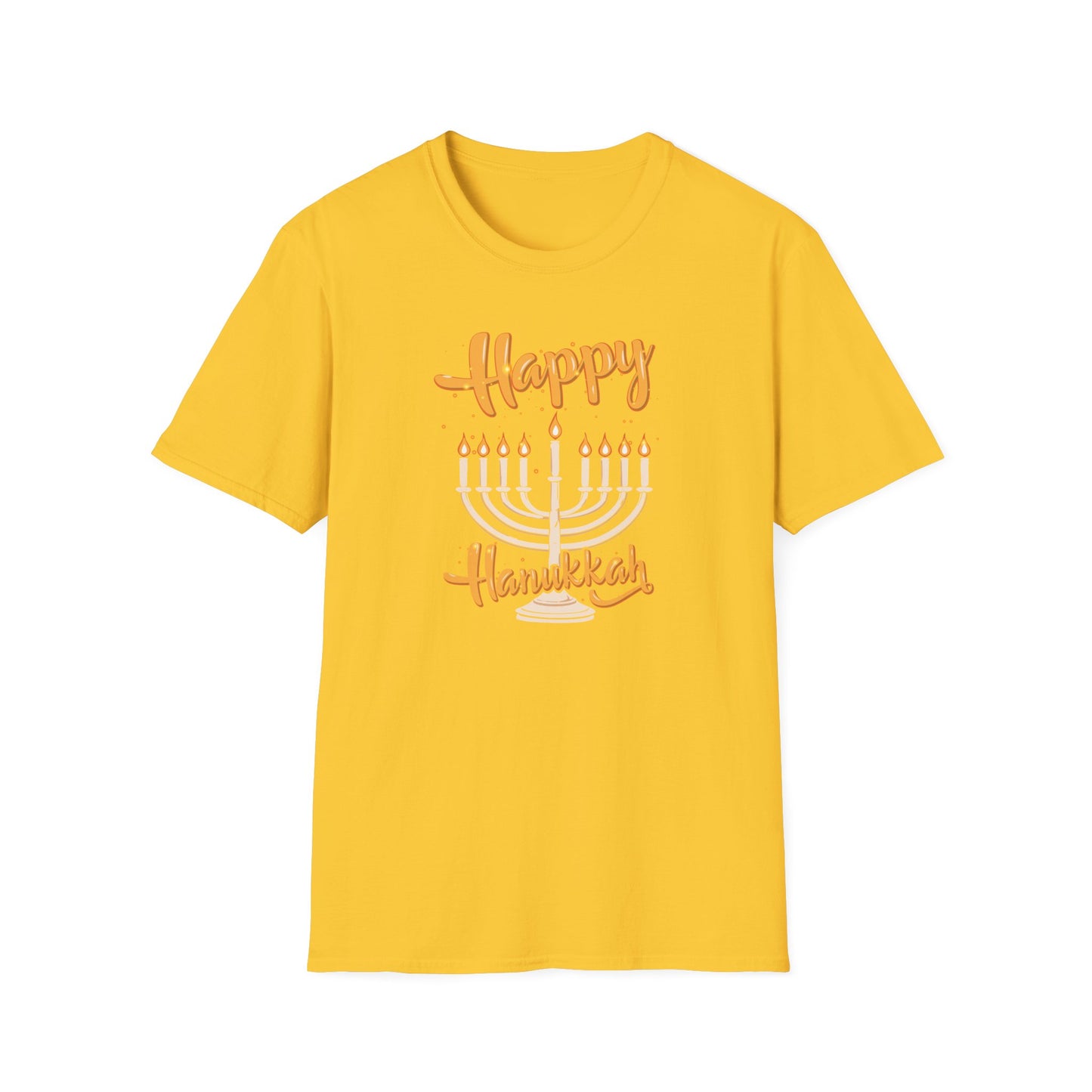 "Happy Hanukkah" Unisex Softstyle T-Shirt