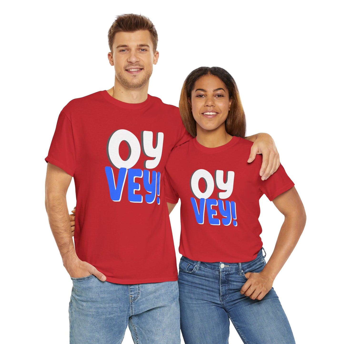 "OY VEY" Unisex Heavy Cotton Tee