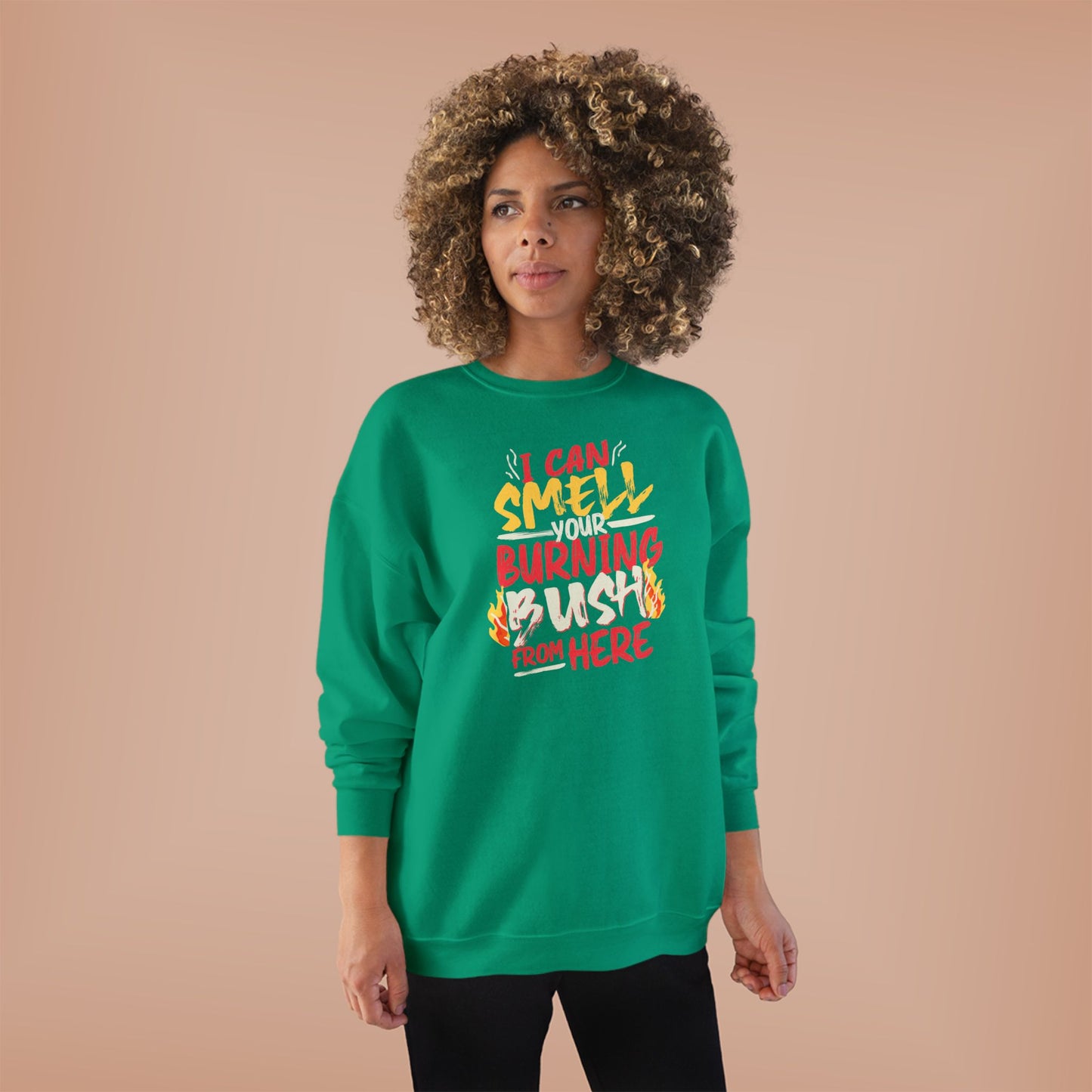 "I Can Smell Your Burning Bush" Unisex EcoSmart® Crewneck Sweatshirt