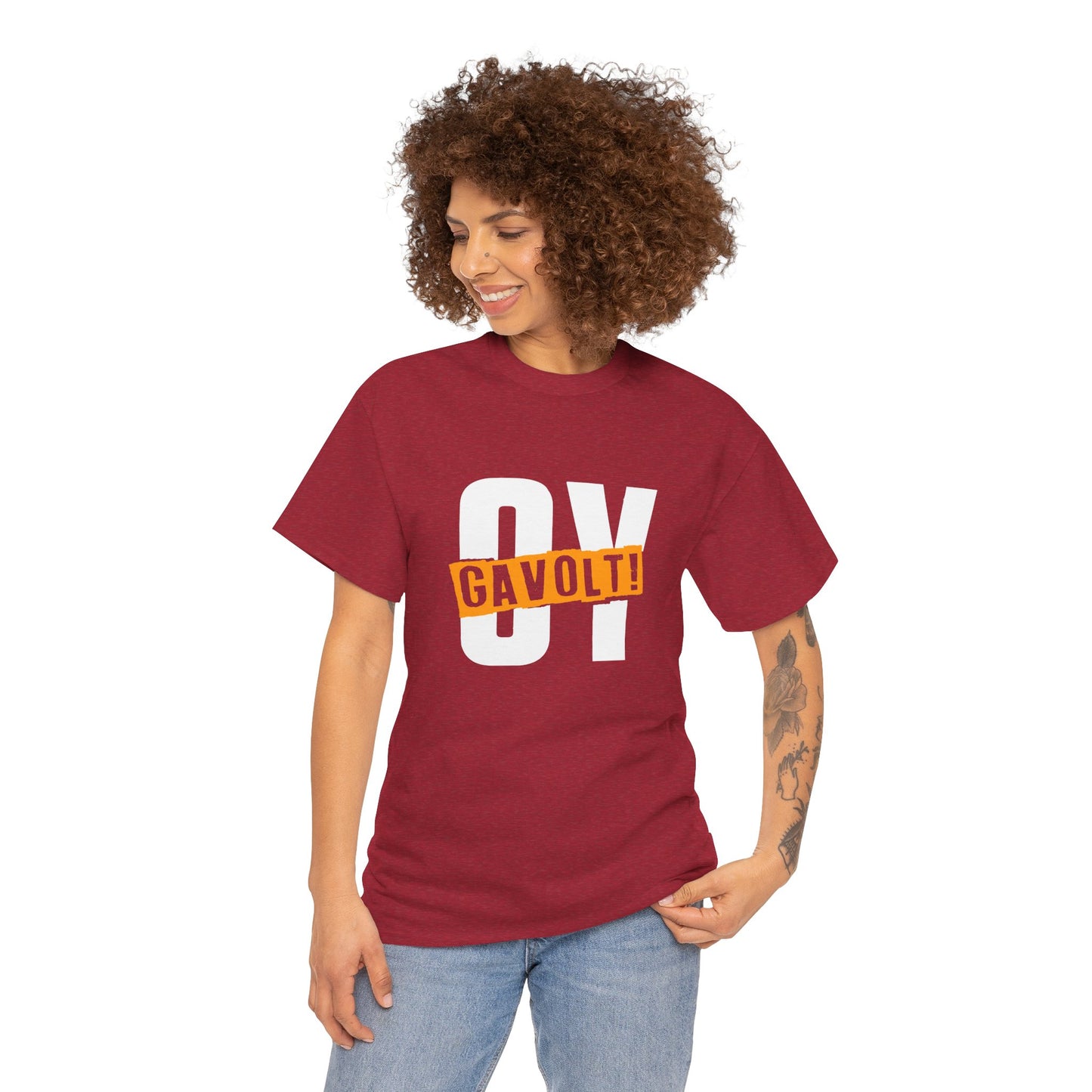 "OY GAVOLT" Unisex Heavy Cotton Tee