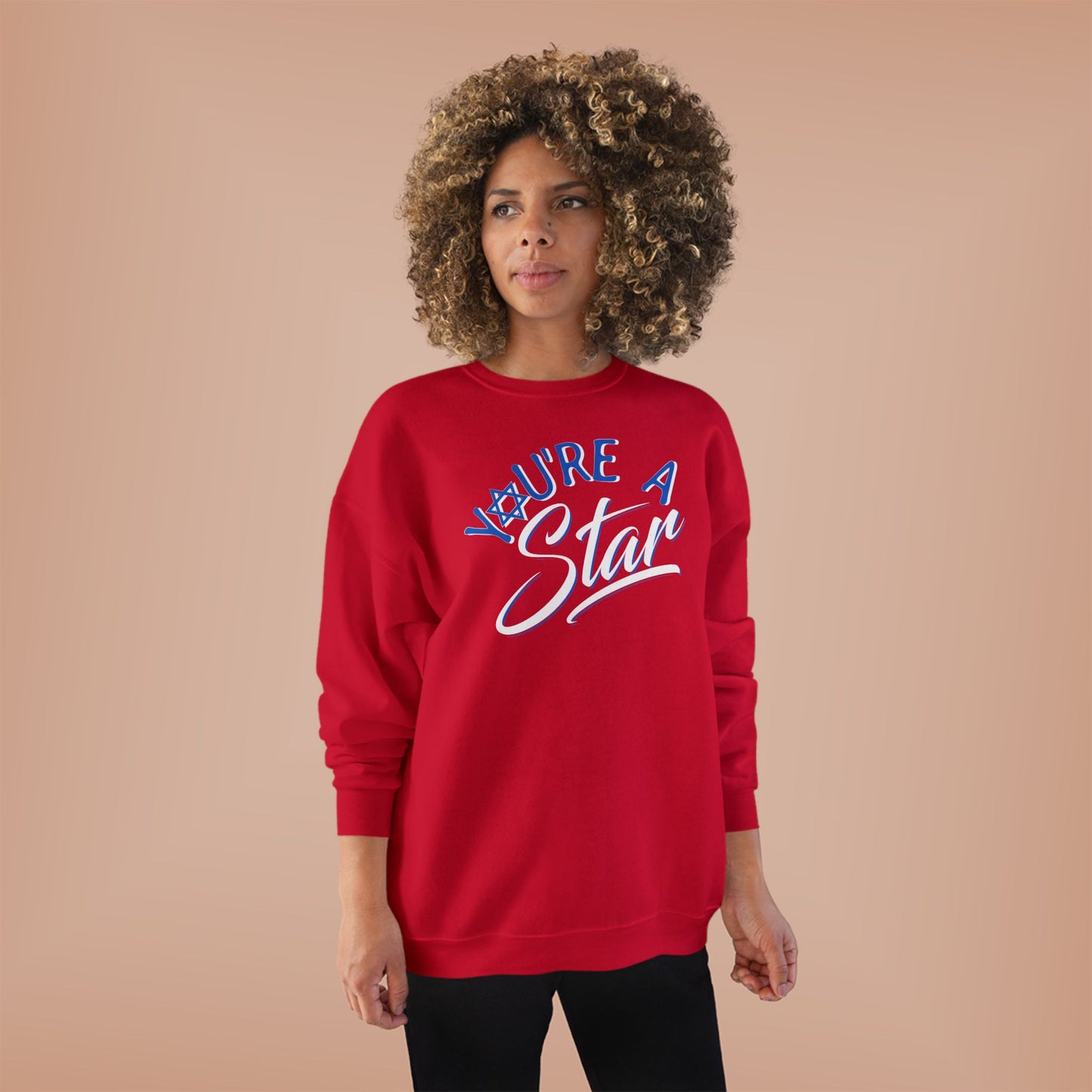 "YOU'RE A STAR" Unisex EcoSmart® Crewneck Sweatshirt