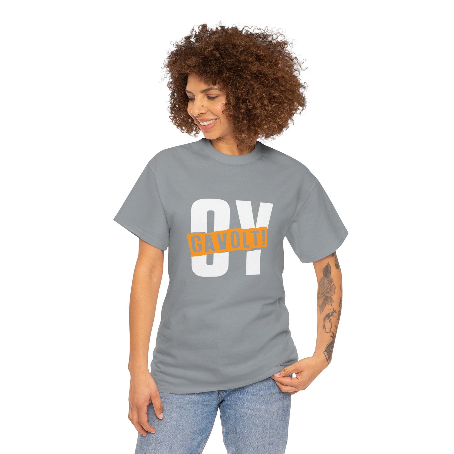 "OY GAVOLT" Unisex Heavy Cotton Tee