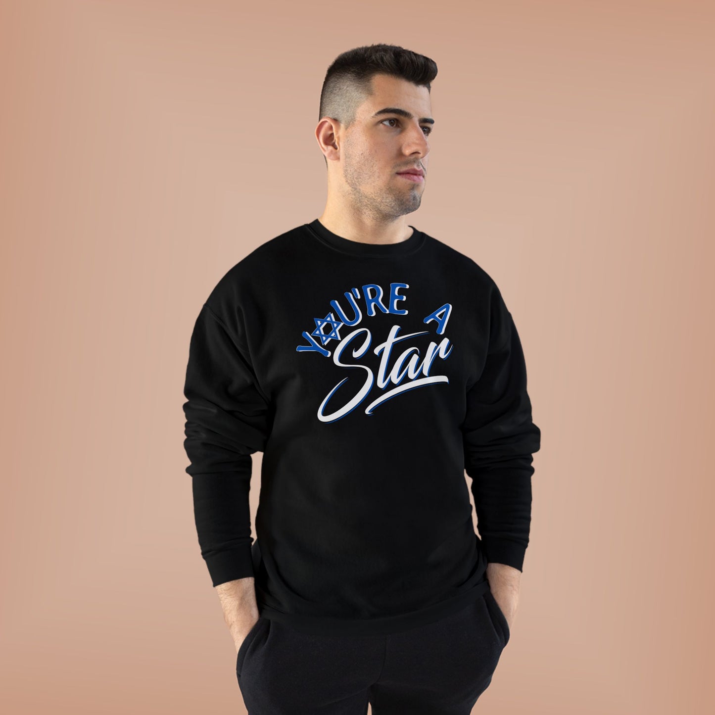 "YOU'RE A STAR" Unisex EcoSmart® Crewneck Sweatshirt