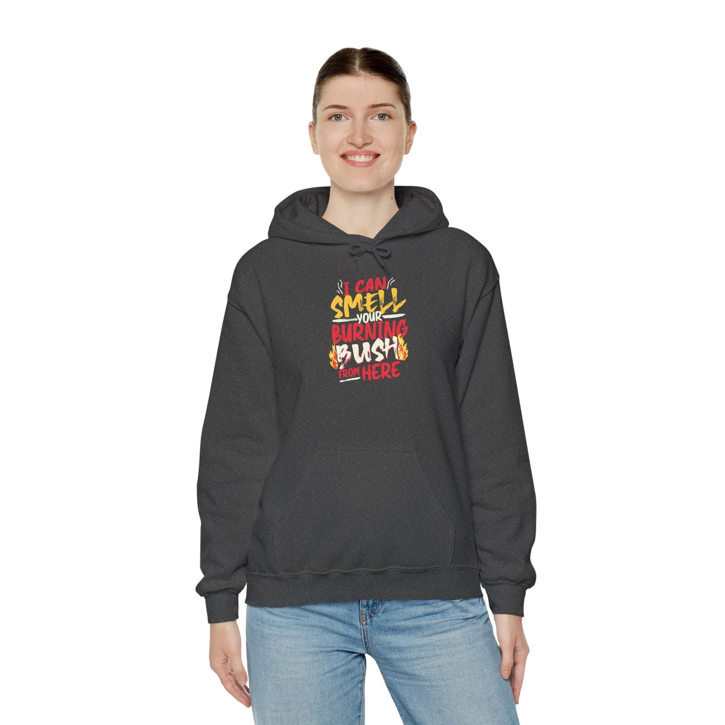 "I Can Smell Your Burning Bush" Unisex Heavy Blend™ Hooded Sweatshirt