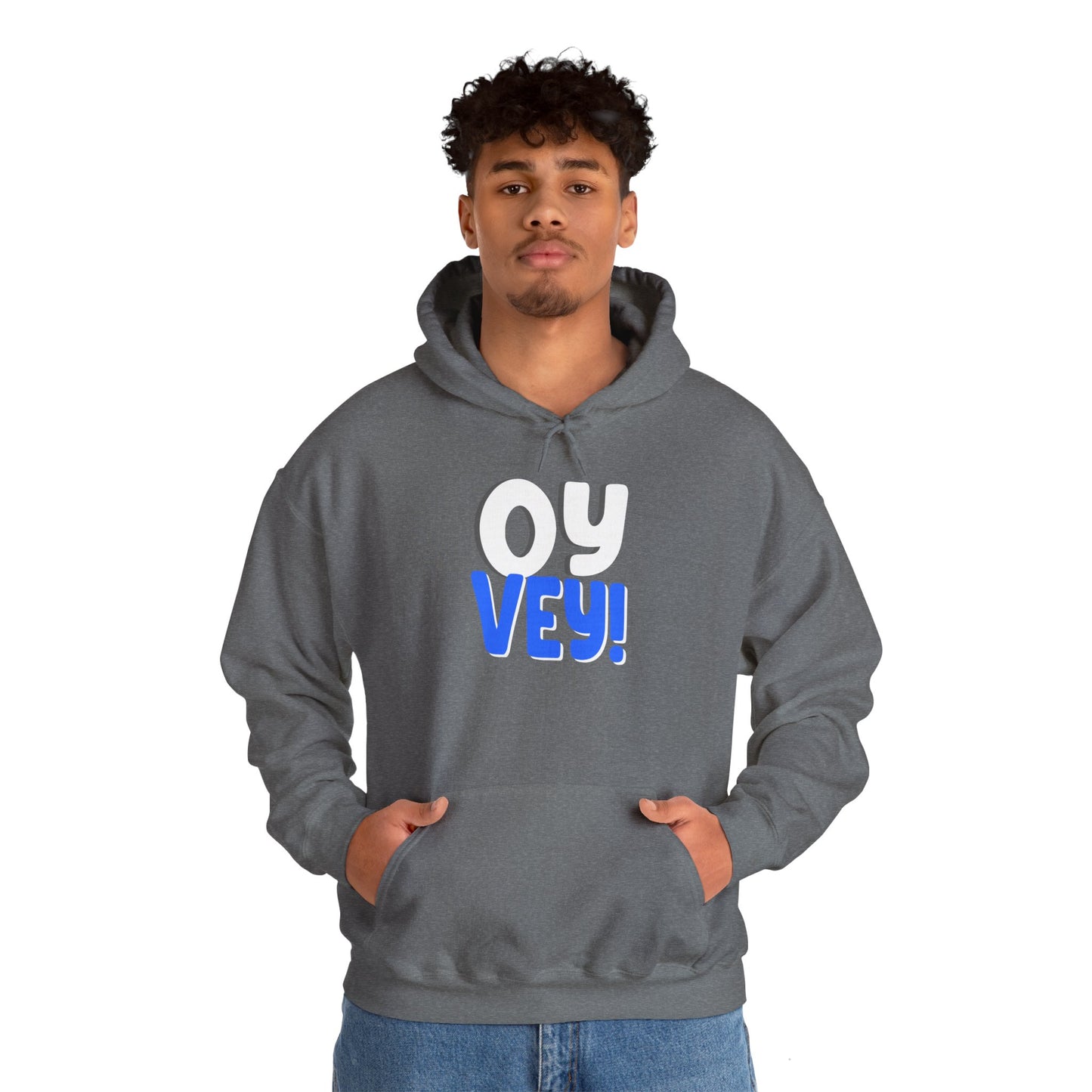 "OY VEY" Unisex Heavy Blend™ Hooded Sweatshirt