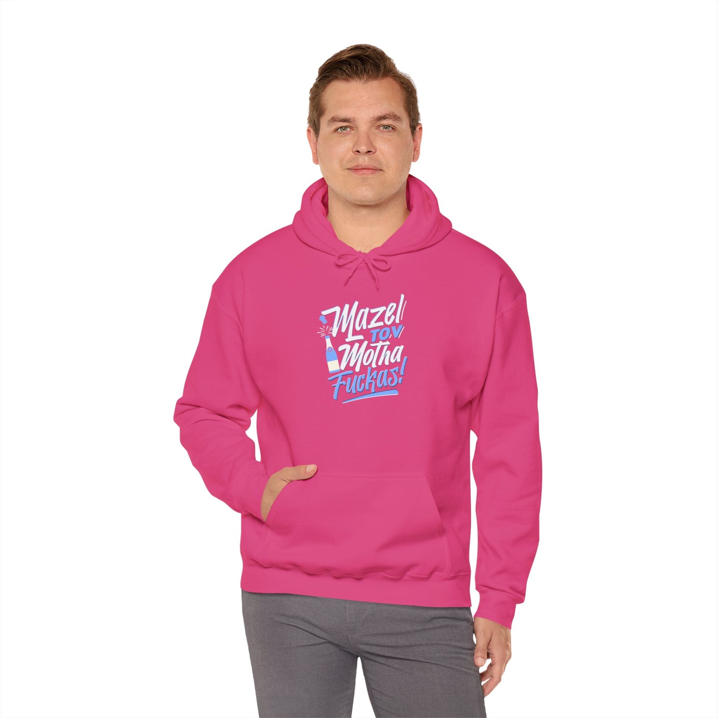 "Mazel Tov Motha Fuckas" Unisex Heavy Blend™ Hooded Sweatshirt