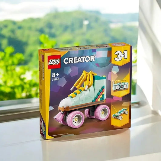 LEGO Retro Roller Skate + Skateboard + Boombox 3 in 1 Set